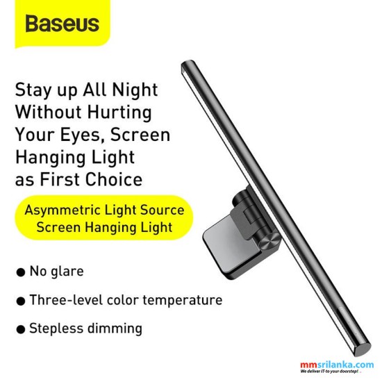 Baseus i-wok Series USB Stepless Dimming Screen Hanging Light (Youth) Black 